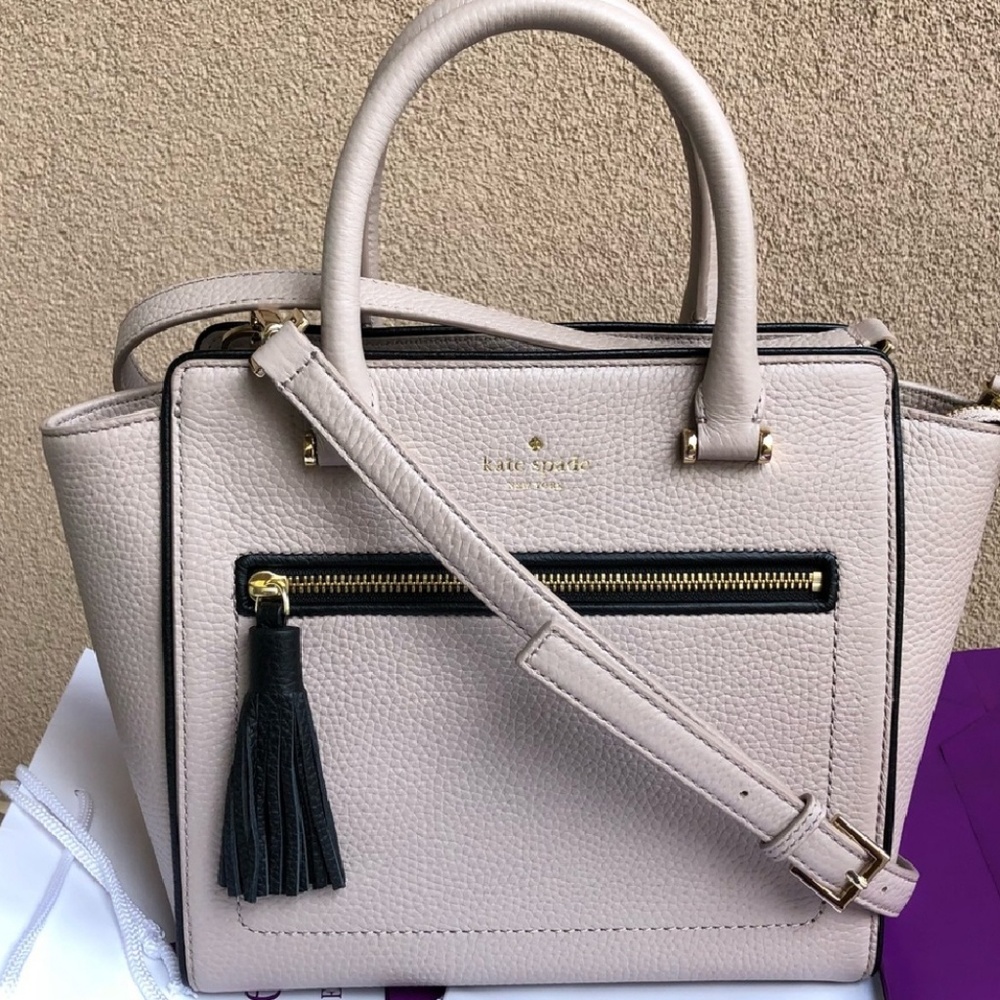 Adorbs Kate Spade Crossbody Bag NWT Almond/Black